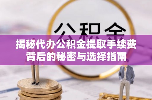 元氏揭秘代办公积金提取手续费背后的秘密与选择指南