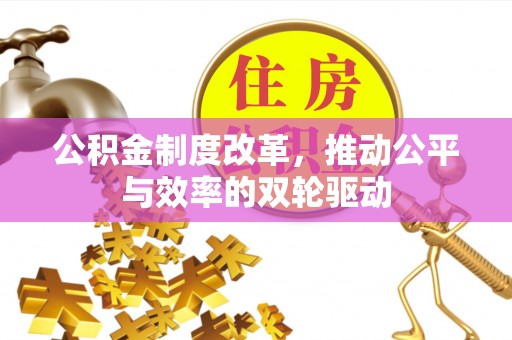 元氏公积金制度改革，推动公平与效率的双轮驱动
