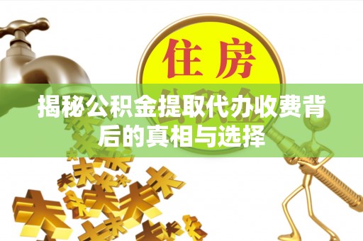 元氏揭秘公积金提取代办收费背后的真相与选择