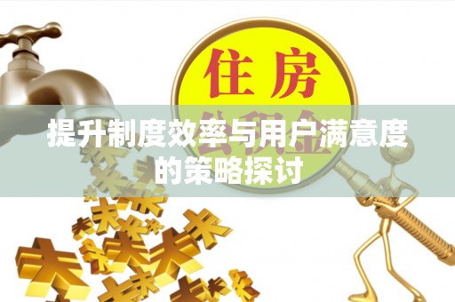 元氏提升制度效率与用户满意度的策略探讨
